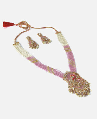 Necklace Set Indian Wedding - Gold Moissanite Peacock Statement by Vivinia by Vidhi Mehra