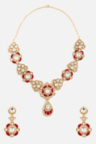 Choker Set Indian Wedding Multicolor Lunara Necklace by Vivinia by Vidhi Mehra