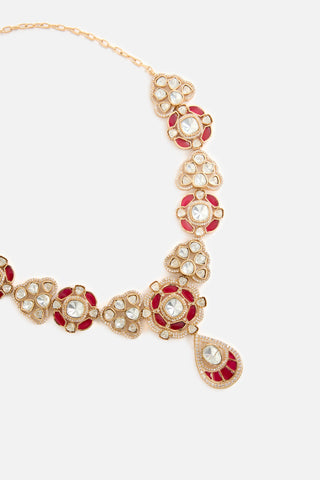 Choker Set Indian Wedding Multicolor Lunara Necklace by Vivinia by Vidhi Mehra
