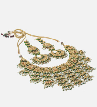 Choker Set Indian Wedding Gold Rajvani Kundan Necklace by Vivinia by Vidhi Mehra