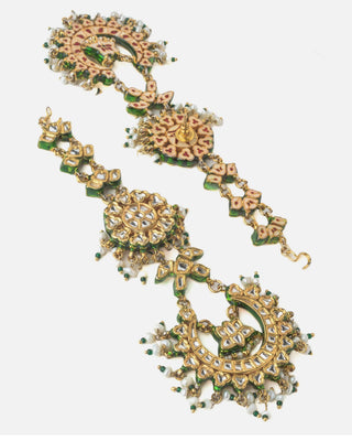 Choker Set Indian Wedding Gold Rajvani Kundan Necklace by Vivinia by Vidhi Mehra