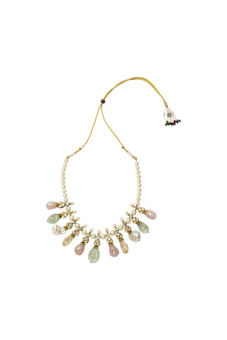 Necklace Set Indian Wedding Multicolor Misha Jewelry by Vivinia by Vidhi Mehra