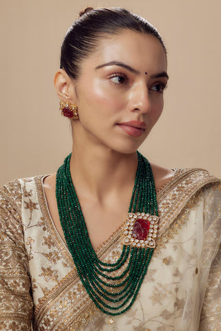 Necklace Set Indian Wedding Yavisha Kundan Mala Jewelry by Vivinia by Vidhi Mehra