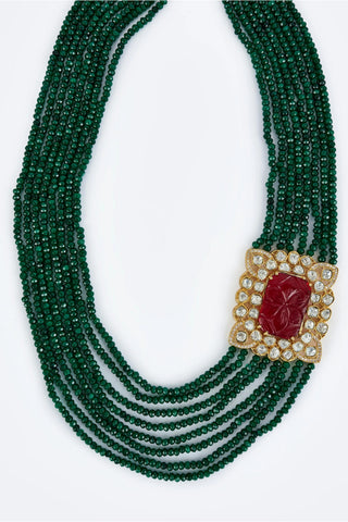 Necklace Set Indian Wedding Yavisha Kundan Mala Jewelry by Vivinia by Vidhi Mehra