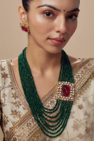 Necklace Set Indian Wedding Yavisha Kundan Mala Jewelry by Vivinia by Vidhi Mehra