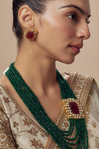 Necklace Set Indian Wedding Yavisha Kundan Mala Jewelry by Vivinia by Vidhi Mehra