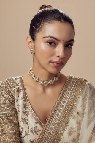 Choker Set for Festive – Red Saadgi by Vivinia by Vidhi Mehra