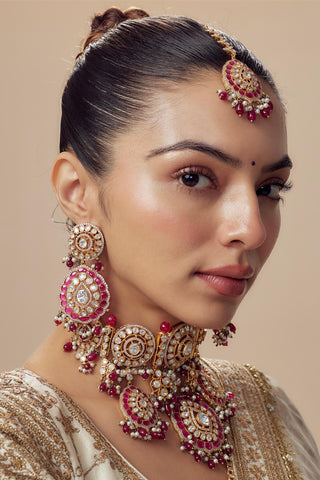 Gold Choker Necklace for Contemporary Wear – Florence by Vivinia