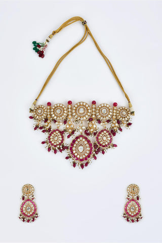 Gold Choker Necklace for Contemporary Wear – Florence by Vivinia