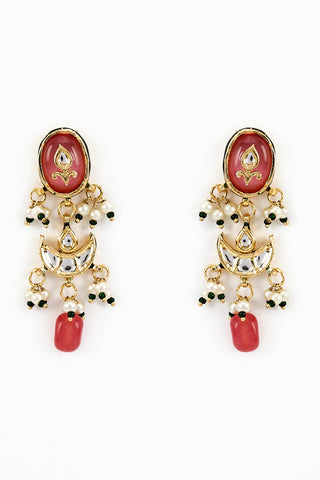 Choker Necklace Set for Indian Wedding – Saadgi Pink by Vivinia