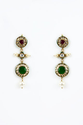 Necklace Set for Festive Ã¢â‚¬â€œ Multicolored Saadgi Short by Vivinia by Vidhi Mehra