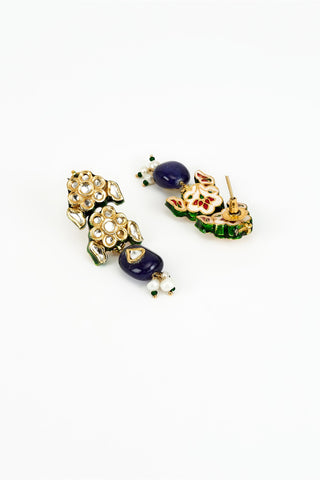 Choker Set for Festive – Blue Saadgi by Vivinia by Vidhi Mehra