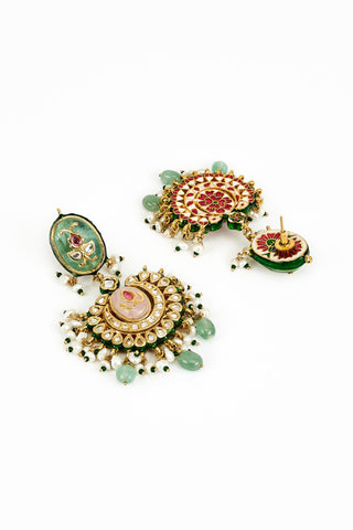 Short Necklace Set for Festive Ã¢â‚¬â€œ Maroon Saadgi by Vivinia by Vidhi Mehra