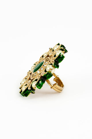 Ring for Festive – Green Saadgi by Vivinia by Vidhi Mehra