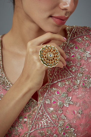 Ring for Festive – Gold Saadgi by Vivinia by Vidhi Mehra
