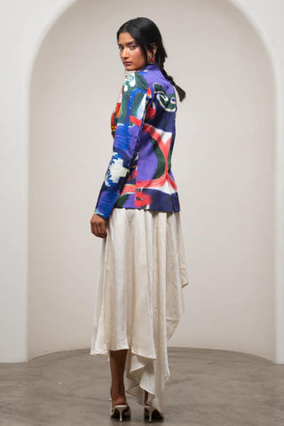 Women’s Blazer Set for Contemporary Wear - Multicolor Siro Varen by Advait