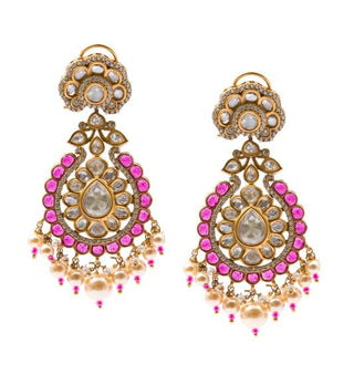 Earrings for Indian Weddings – Pink Vasira by Amraani