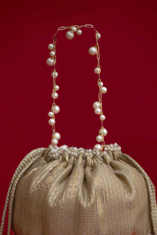 Bucket Bag for Wedding Wear â€“ Grey Vivaah Edit by Amyra