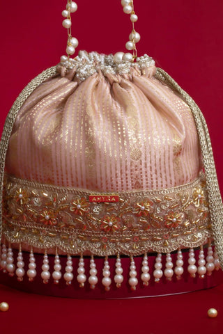 Bucket Bag for Wedding Wear – Pink Vivaah Edit by Amyra