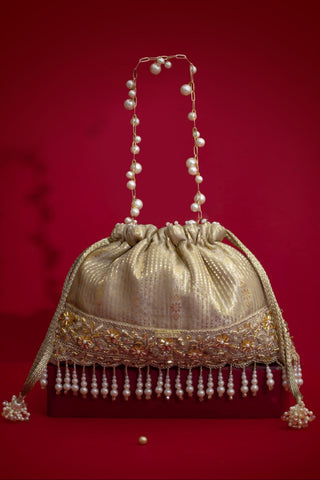 Potli Bag for Wedding Wear – Grey Vivaah Edit by Amyra