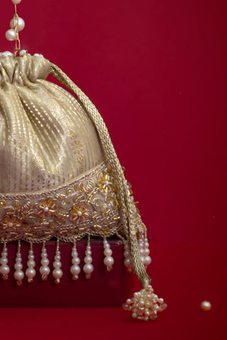 Potli Bag for Wedding Wear – Grey Vivaah Edit by Amyra