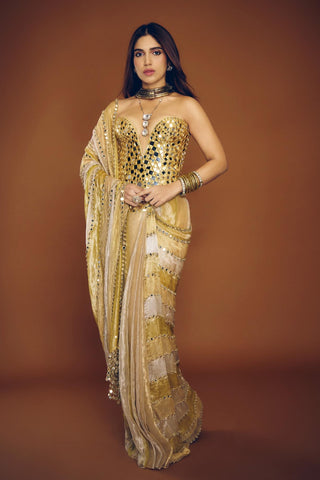 Saree Indian Wedding – Multicolor Kanakjyoti by Itrh