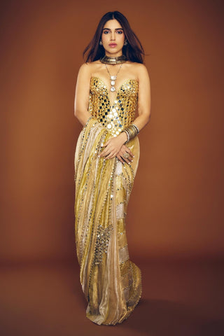 Saree Indian Wedding – Multicolor Kanakjyoti by Itrh