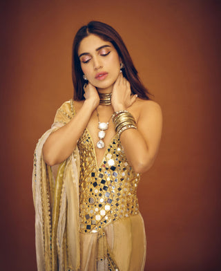 Saree Indian Wedding – Multicolor Kanakjyoti by Itrh