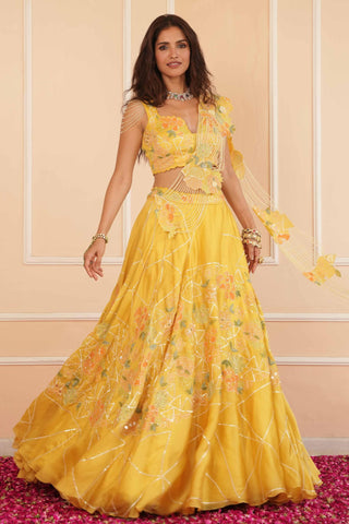 Yellow dil se vibrant lehenga