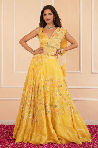 Yellow dil se vibrant lehenga