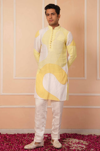 Ivory dil se veer kurta