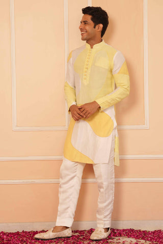 Ivory dil se veer kurta