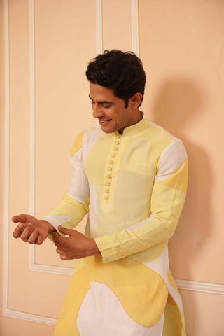 Ivory dil se veer kurta