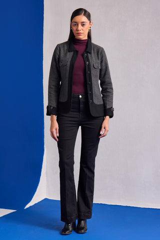 Duchess Jacket Contemporary Wear – Black Tailored Jacket by Zazu