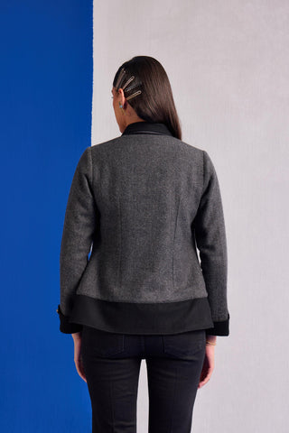 Duchess Jacket Contemporary Wear – Black Tailored Jacket by Zazu