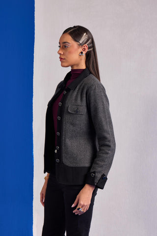 Duchess Jacket Contemporary Wear – Black Tailored Jacket by Zazu