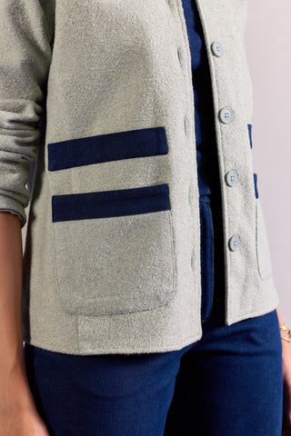 Tweed Jacket Contemporary Wear – Green Nautical Jacket by Zazu
