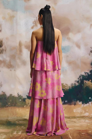 Dress – Contemporary Wear – Multicolor crystal canopy by Payal & Zinal