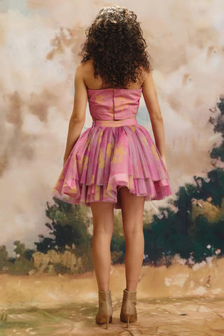 Co-ord set – Contemporary Wear – Multicolor bubble wrap by Payal & Zinal