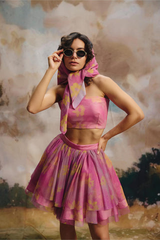 Co-ord set – Contemporary Wear – Multicolor bubble wrap by Payal & Zinal