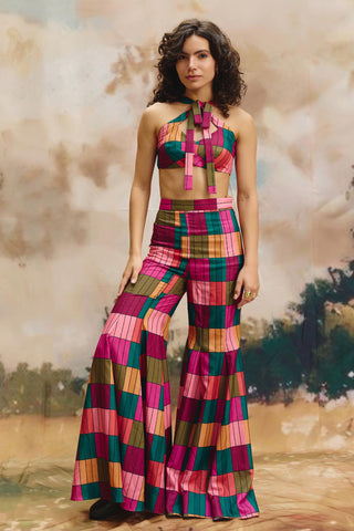 Top – Contemporary Wear – Multicolor mosaic by Payal & Zinal