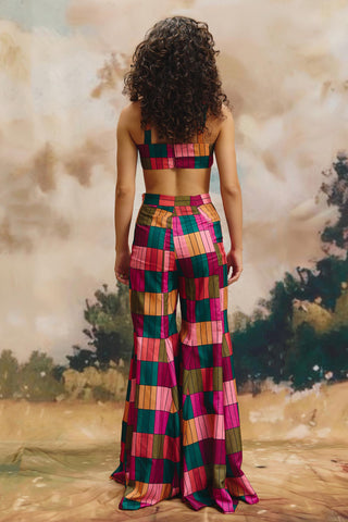 Pant – Contemporary Wear – Multicolor mosaic by Payal & Zinal