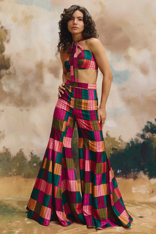 Top – Contemporary Wear – Multicolor mosaic by Payal & Zinal