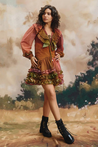 Dress – Contemporary Wear – Multicolor sundusk by Payal & Zinal