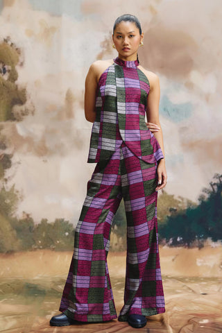 Co-ord set – Contemporary Wear – Multicolor shell by Payal & Zinal