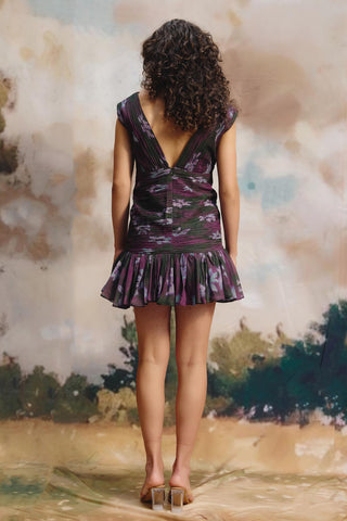 Dress – Contemporary Wear – Multicolor amethyst by Payal & Zinal