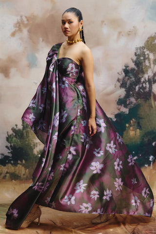 Dress – Contemporary Wear – Multicolor moss by Payal & Zinal