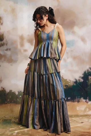 Co-ord set – Contemporary Wear – Multicolor serene by Payal & Zinal