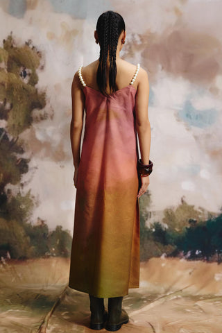 Dress – Contemporary Wear – Multicolor terra dress with shirt by Payal & Zinal