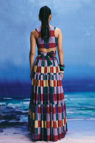 Co-ord set – Contemporary Wear – Multicolor grove by Payal & Zinal